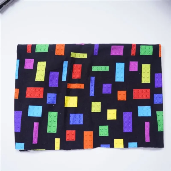 Swatches of Bamboo Cotton French Terry fabric in various colors, showcasing fabric choices for custom designs