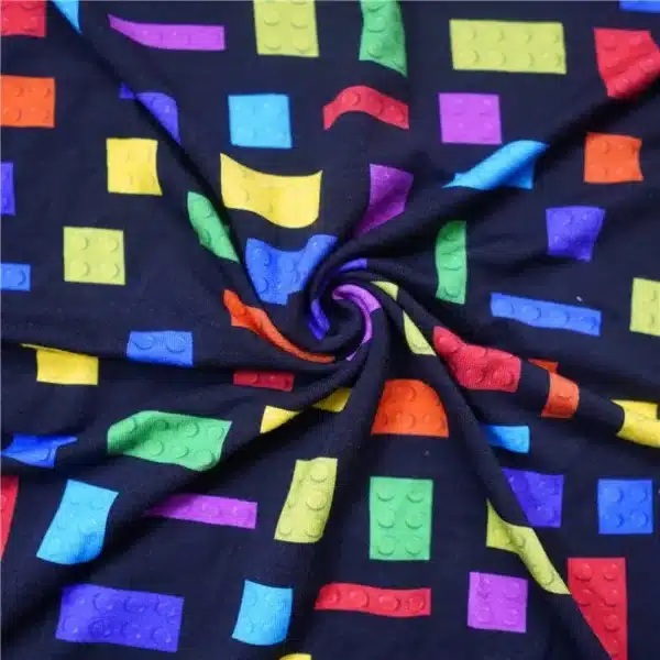 Bamboo Cotton French Terry fabric used for creating cozy sweatpants and a soft blanket