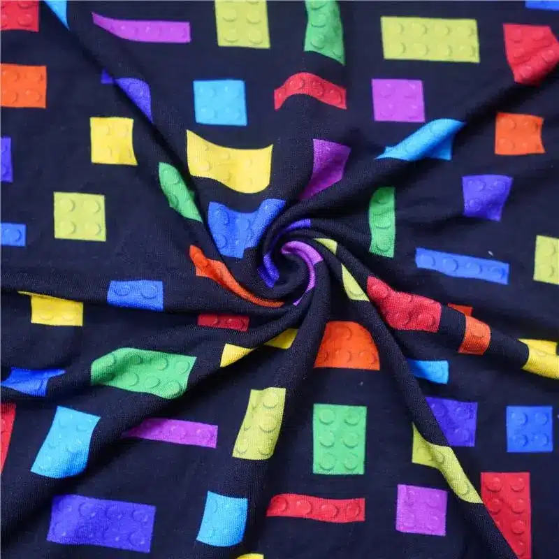 Bamboo Cotton French Terry fabric used for creating cozy sweatpants and a soft blanket