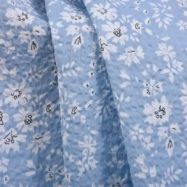 Cotton Stripe Voile Fabric used to create elegant sheer curtains