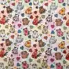 Custom printed design on Polyester Flannel fabric