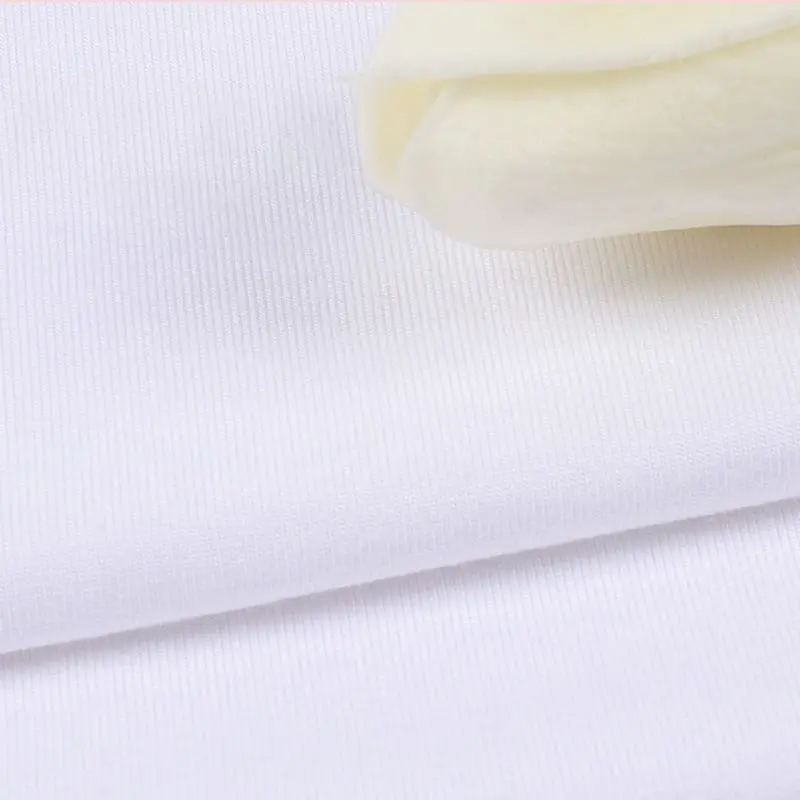 Bamboo Cotton Jersey fabric roll ready for custom cutting and printing