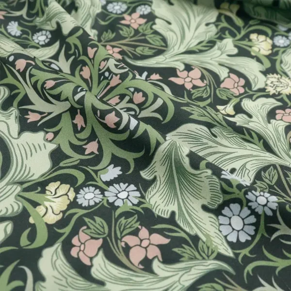 Custom Printed Polyester Satin Chiffon Fabric