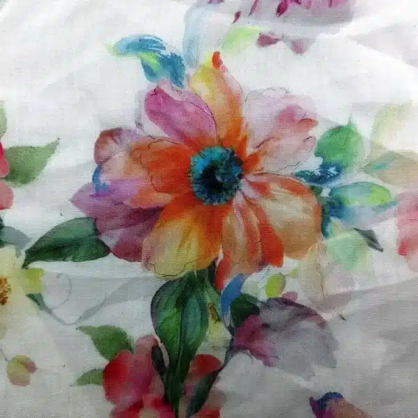 Custom printing on Ramie Woven Fabric for unique designs