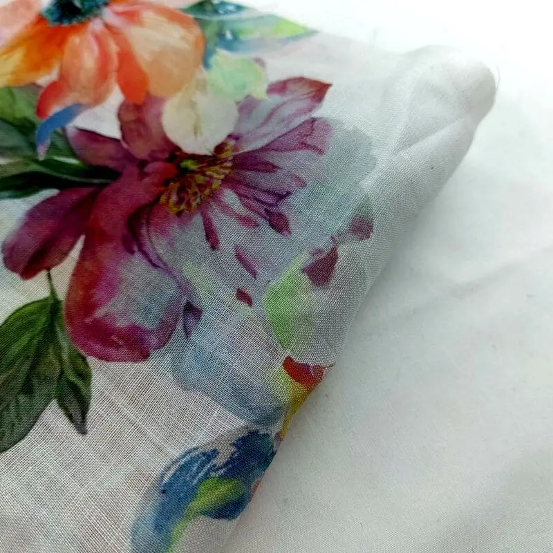 Stylish blouse made with Ramie Woven Fabric