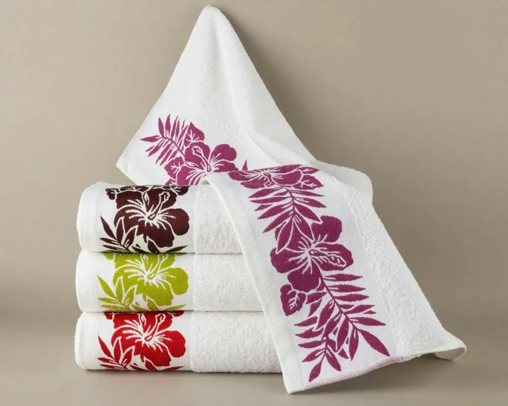 High-absorbency terry cotton towels ideal for everyday use