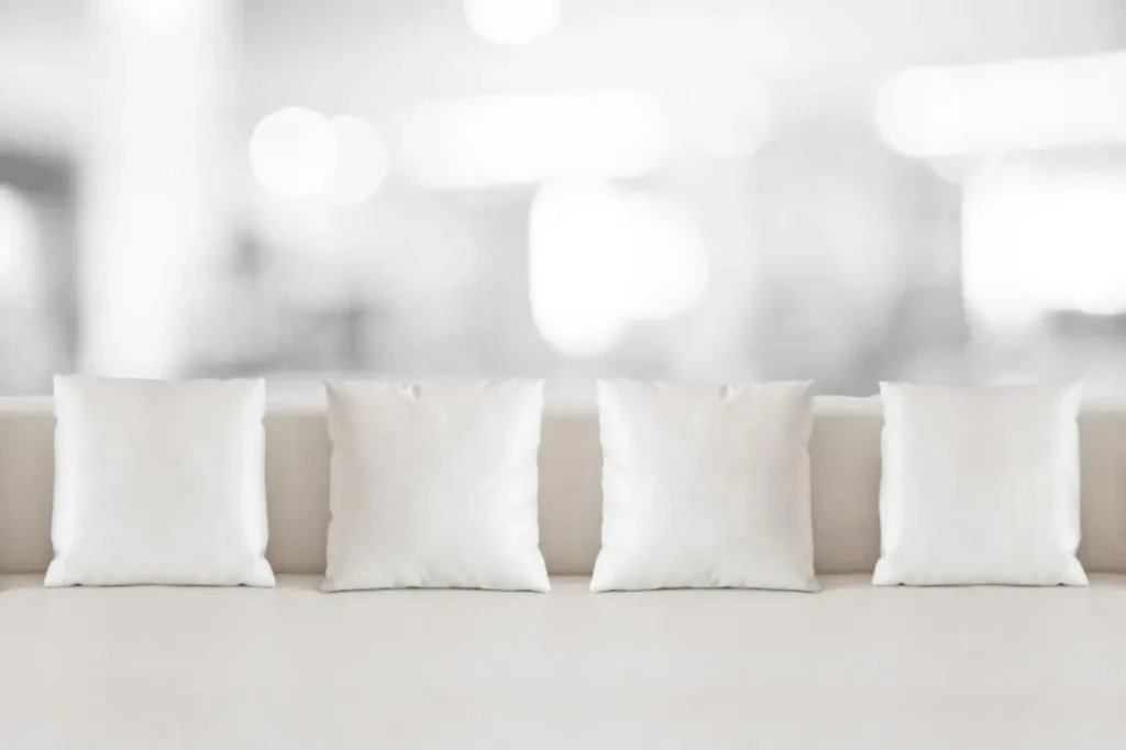 100% cotton sateen fabric used in luxury bedding set
