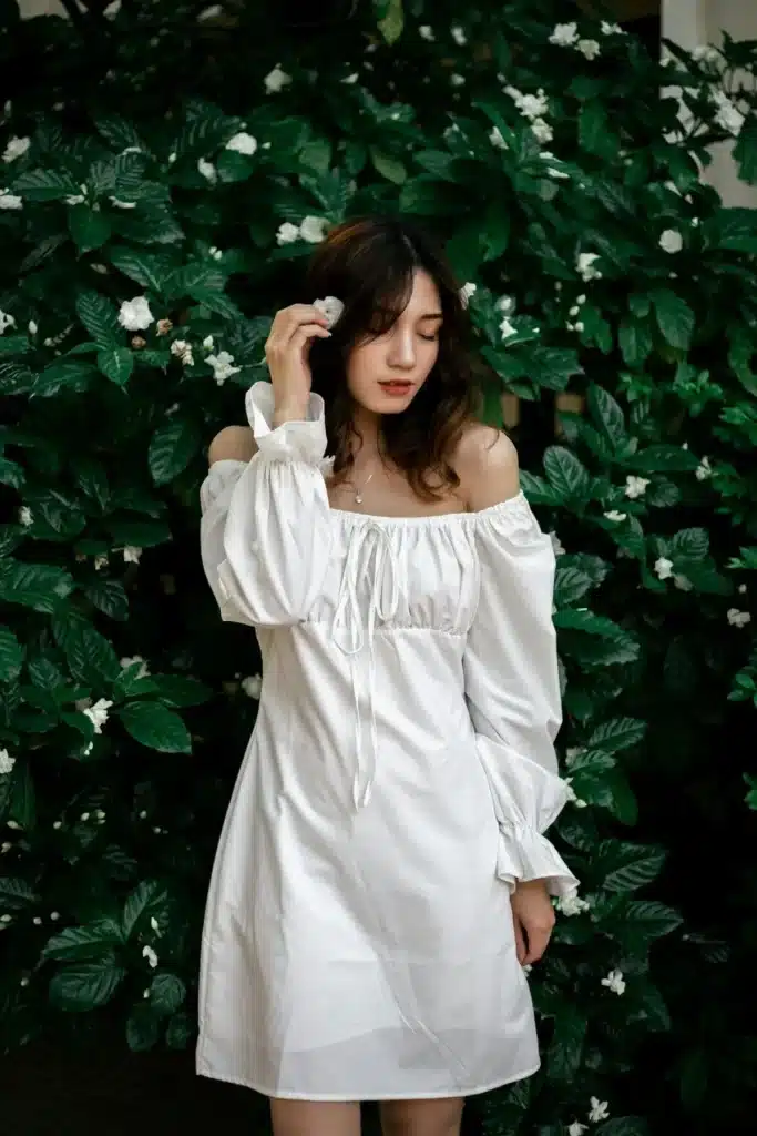 Women's Dress Made from Cotton Poplin