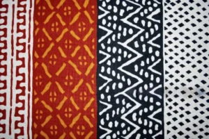 Cotton printed fabric by the yard