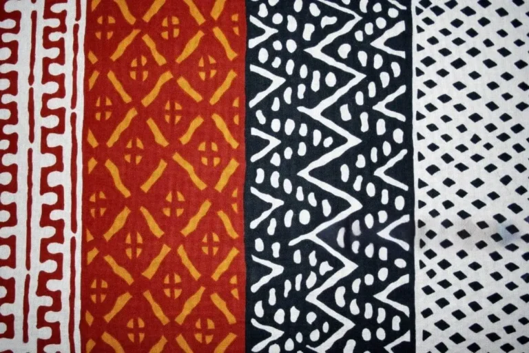 Cotton printed fabric by the yard