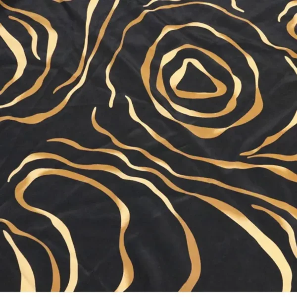 Custom printed patterns on Habotai fabric