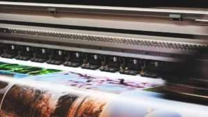Digital custom printed fabric production machine