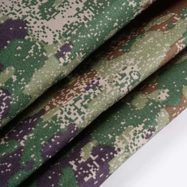 custom-printed-gaberdine-fabric Custom digital printing on cotton gaberdine material