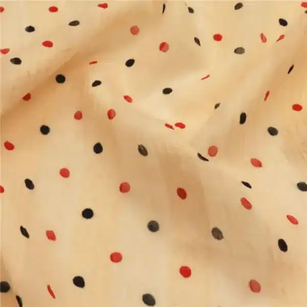 Custom digital printing on Fuchun Habotai fabric
