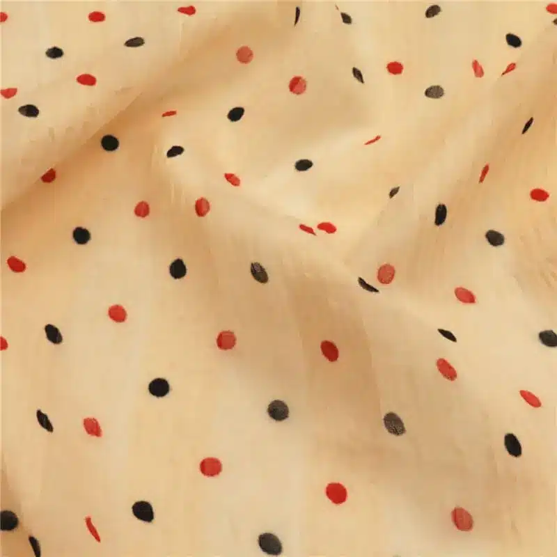 Custom digital printing on Fuchun Habotai fabric