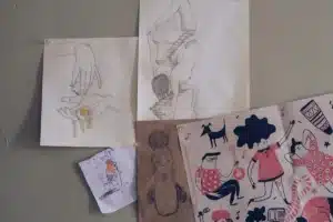 DIY setup for print your own fabric design