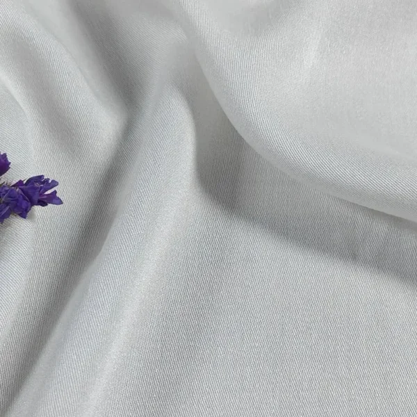 Rayon satin fabric with smooth glossy texture