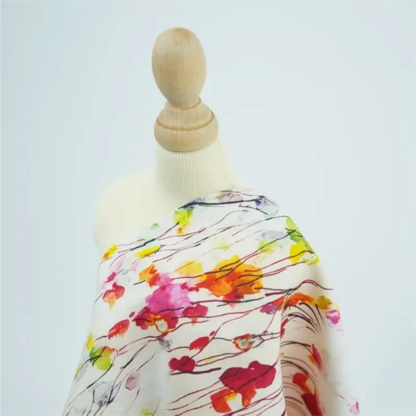 Elegant dress made from Tencel Satin Fabric