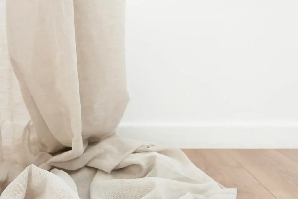 Close-up texture of durable linen canvas