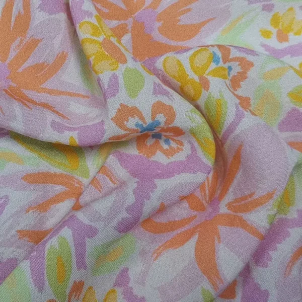 Custom Printed Rayon Voile