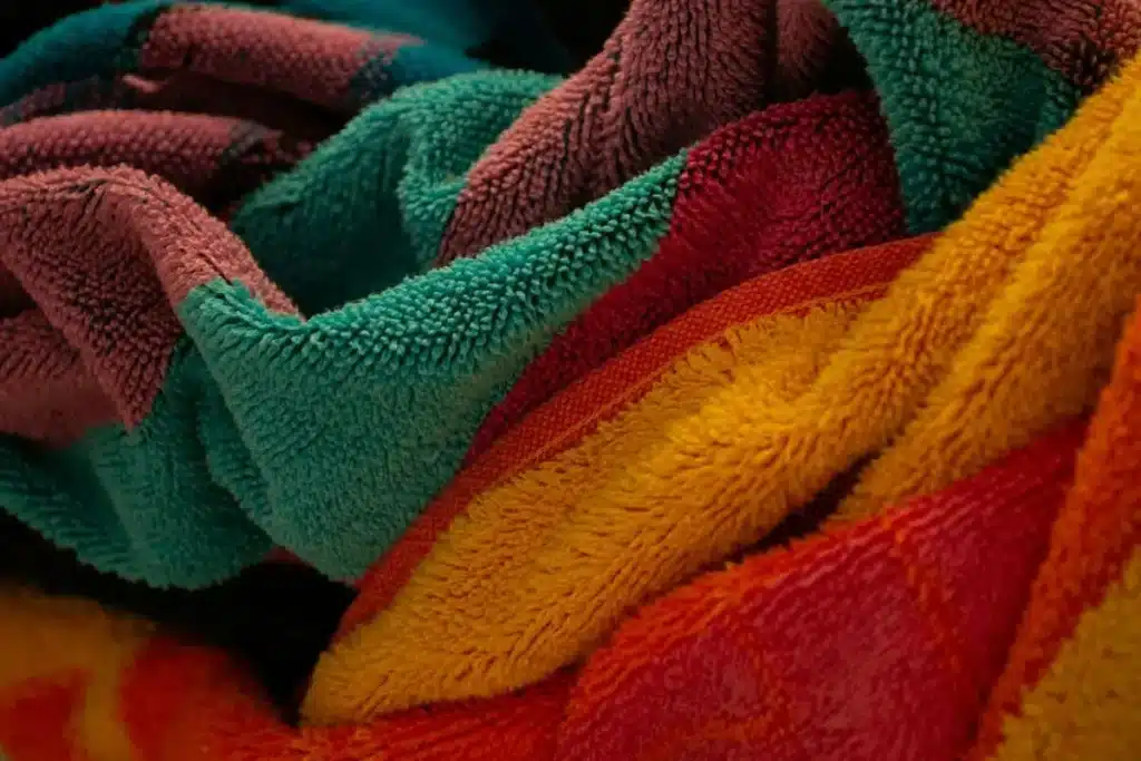 Soft fleece fabric for clothing including jackets and hoodies