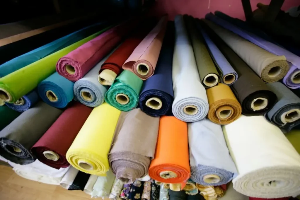 Different fabric types for custom printing used by fashion brands