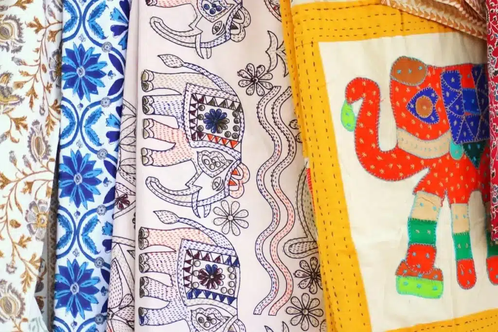 Best fabrics for home decor printing including cotton linen canvas and polyester