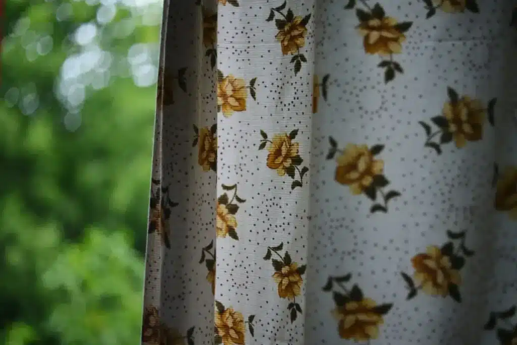 Custom printed curtain fabric for personalized home decor interior design