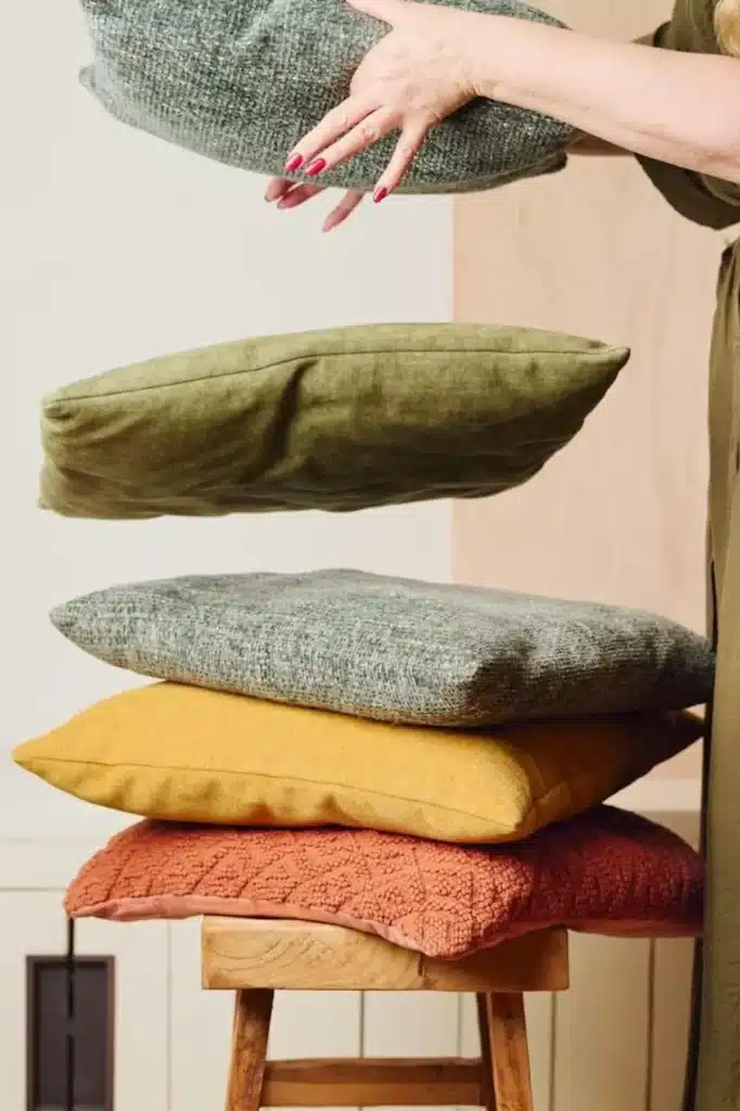 Custom printed cushion and upholstery fabric for home decor products