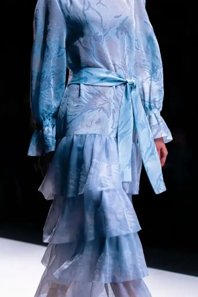 Custom printed satin fabric applications including dresses scarves accessories bedding and luxury textiles