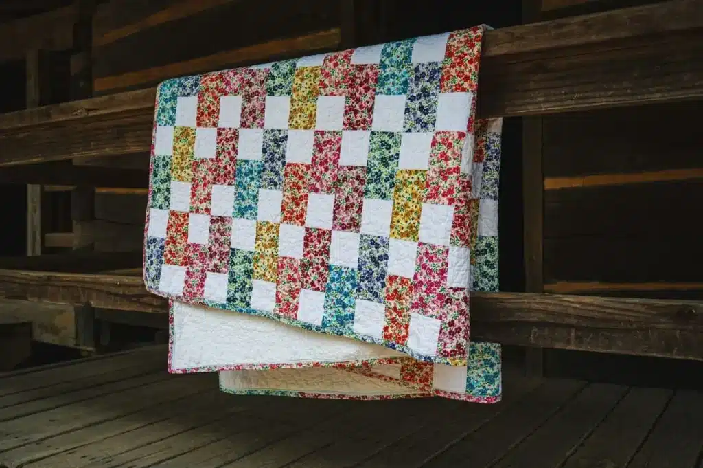 Personalized quilt fabric designs created with custom digital printing