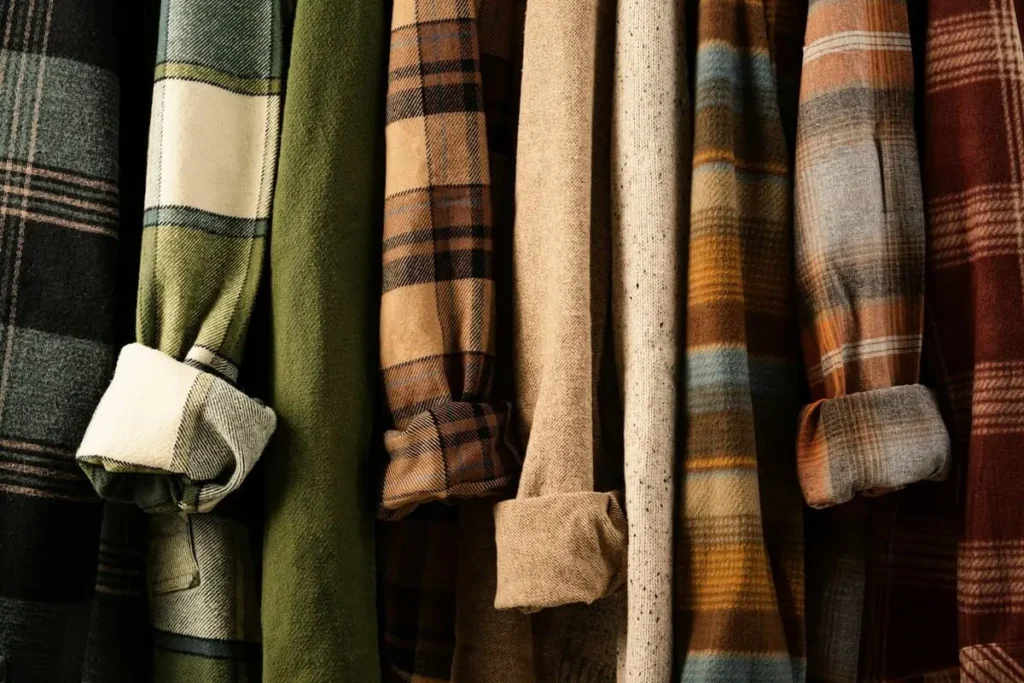 Custom plaid fabric applications for clothing home decor bags accessories and quilting