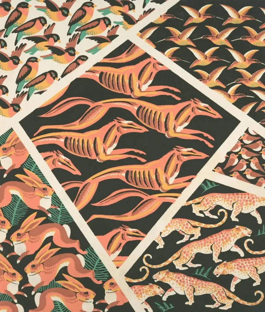 Types of animal print fabric including leopard zebra tiger giraffe and snake-inspired patterns