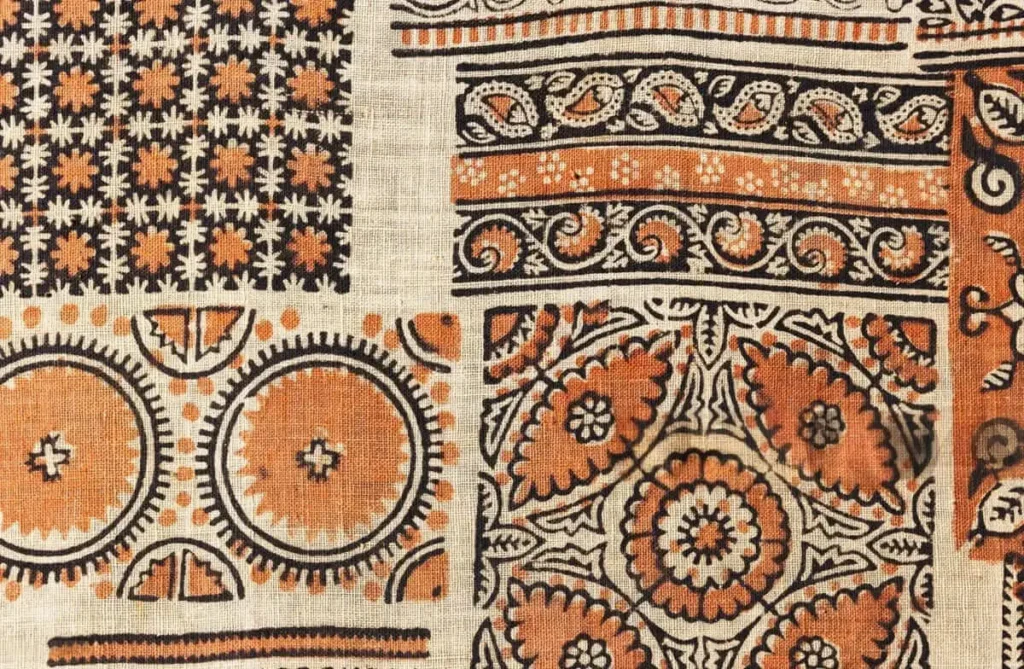 Types of geometric fabric patterns including abstract shapes stripes circles diamonds and modern textile designs