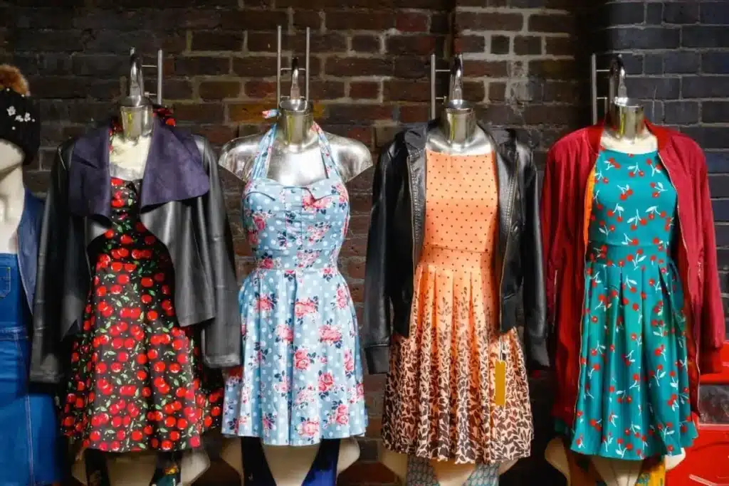 Applications of vintage print fabric for fashion home decor bags quilting and accessories